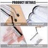 Heveer Document Bag with Zip, A6 Mesh Zip Bag, Waterproof