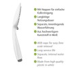WENKO Young White Shower Head, Durable Universal Hand Shower, Trendy