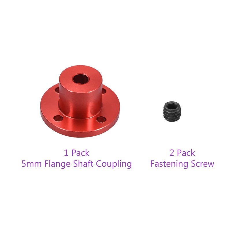 DMiotech 5 mm Inner Diameter H15 x D15 Flange Coupling