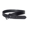 AllSaints Men's 1.5 Inch Flat Strap Leather, Casual Belt with