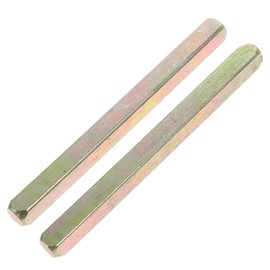 8 mm x 75mm Door Handle Spindle Plain Bar Square Solid Steel Spindles Lock Cylinder Accessories for Windows UPVC and Door Handles Knob