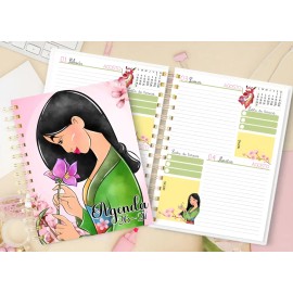 Agenda Escolar Para Maestra / Docente Mulan