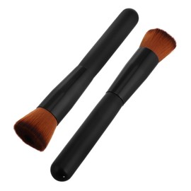 BIUDECO Concave Foundation Brush Makeup Brush for Women Soft Gentle for Liquid Foundation Travel Size