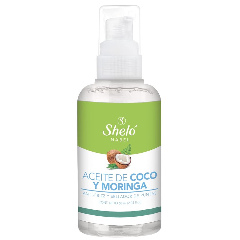 Sheló NABEL Aceite De Coco Y Moringa Para Cabello Anti