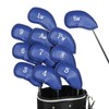 Golf Iron Head Cover Set of 12 Pieces, Thick Synthetic