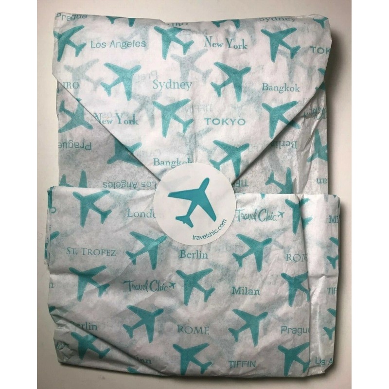 Travel Chic Silver Luggage Name Tag / Identifier w/ Handle