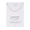 LUUK LIFESTYLE Necklace with Pendant, Chain Made of Waterproof Stainless