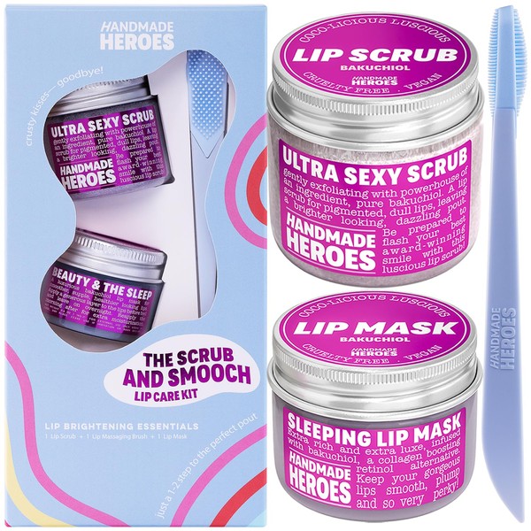 100% Natural Lip Scrub, Vegan Conditioning Coconut Lip Exfoliator -