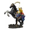 Imagen De Resina Santa Muerte Caballo 7 Potencias