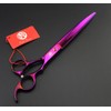 Purple Dragon 8.0 inch Professional Pet Grooming Scissors,Dog Straight Shear,