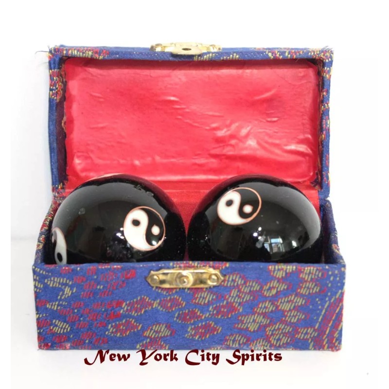 Masager ball Therapy Massager Balls - Yingyang (Metal) - Black