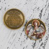 Archangel Gabriel Religious Challenge Coin with Prayer – 3D Angel