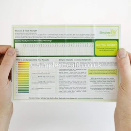 SimplexHealth pH Dual Test Strips to Test Urine & Saliva (25 STRIPS)