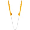 PRO SERIES Antibacterial Heat Resistant Color Tongs with Stopper, Multi,