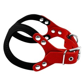 Avenpets Soft Adjustable Eyeglass Dog Harness No-Pull Breathable Velvet Pet Vest for Small Medium Dogs Easy Control Harness, Black, S