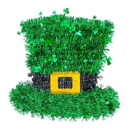 W WIDMANN MILANO Party Fashion 17080 – St. Patrick's Festival Hat Made of Blade Threads, Decoration, Ireland, Fancy Dress