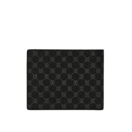 Daks (신세계센텀점)DBWA3E123BK 블랙 가죽 DD 패턴 반지갑 (Sinsaegae Centum City) DBWA3E123BK Black Leather DD Pattern Wallet