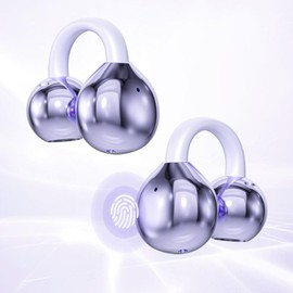 Al Language Translation Earbuds, Translator Earphone Supports 144 Languages, Smart AI Translating Earbuds for Travel Business Learning (Violet)