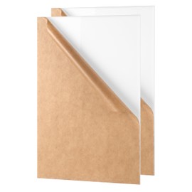 KAITELA White Acrylic Sheet 18" x 24" x 1/8" Thick (3mm) Cast Plexiglass Panel Plastic Board for Craft Project, Laser Cutting, Engraving, Sign, Pack of 2