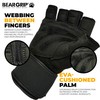 BEAR GRIP - weight lifting gloves with wrist support wraps