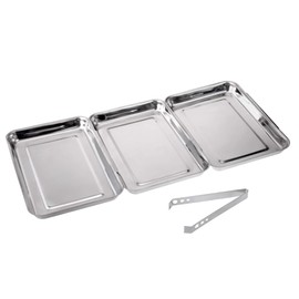 GRÄWE Breading Set 4-Piece Large Stainless Steel