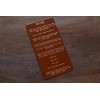 Biblical Mezuzah - Paleo Hebrew 10 Commandments Inscribed on Copper
