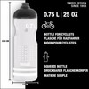 Sigg - Soft Bike Water Bottle - Pulsar Transparent White