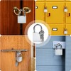 Lamondre Padlock 38mm Padlock with Keys Heavy Duty Padlock, High