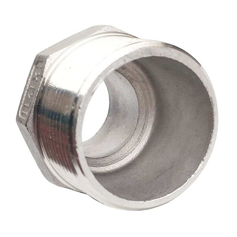1-1/4" x 1" Male Hex Nipple Threaded Reducer Connector Pipe
