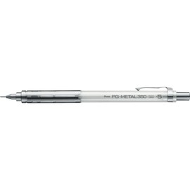 Pentel PG-METAL350 Drafting Pencil, 0.5mm, Clear White PG315-TW