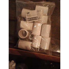 LDR (Lot of 10 1” LDR Coupling Schedule 40 PVC SLIP X SLIP