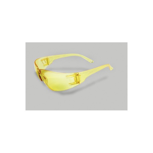 Radnor Classic Series Safety Glasses With Amber Frame And Amber