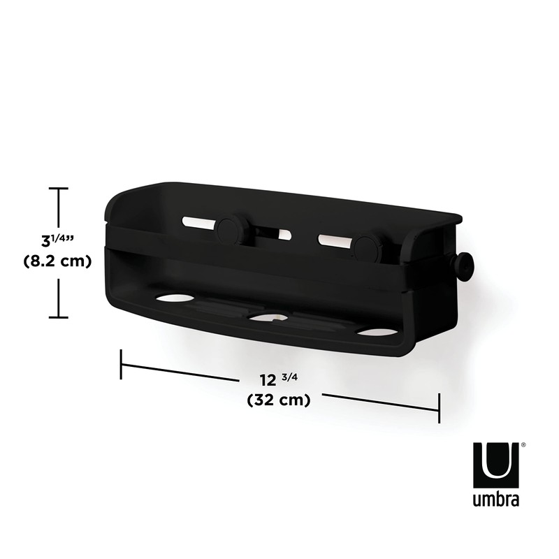 Umbra Flex Shower Caddy with Gel Closure Technology - Adjustable
