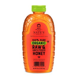 Al Amin Foods/ NAT'S HOMEY CO. Pure Organic 100% Raw Unfiltered Honey 3 Bottle NTWT. 40 oz (2.5 lb-1.13kg)