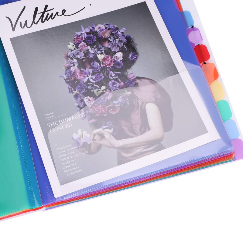 Project Folder A4 Organiser Folder 12 Compartments Desk Folder Personal