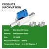 TAISHER 2PCS 304 Stainless Steel 1/2" Mini Ball Valve Shut