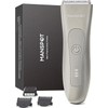 MANSPOT Pubic Hair Trimmer for Men (Sand Gold), Replaceable Ceramic
