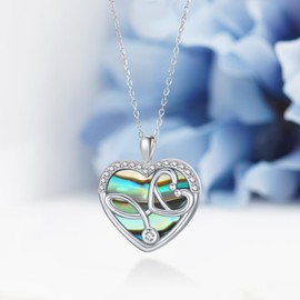 Feijisi Nurse Gifts Nurse Necklace 925 Sterling Silver Heart Stethoscope Pendant Necklace Nurse Jewelry Gifts for Women Nursing Doctor Medical Student