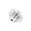 sourcing map 1 Pcs 3mm Flange Coupling Connector Rigid Guide