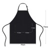 2 Pack Mandil Delantal Para Chef Anti-agua Poliéster Algodón Color