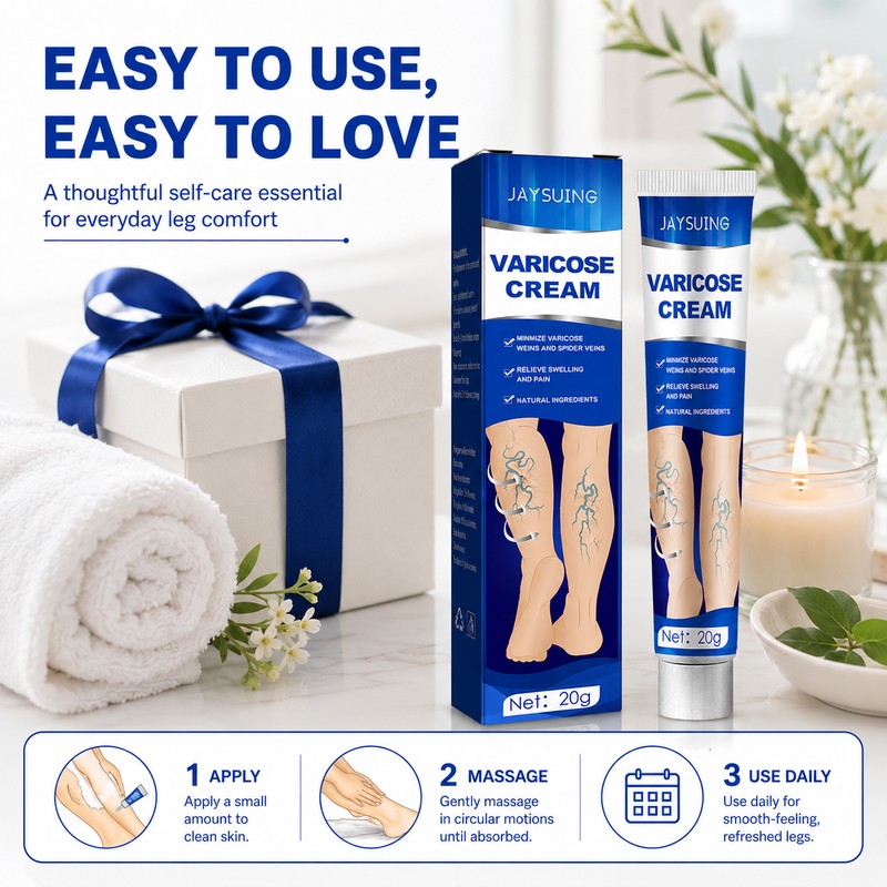 Leg Massage Cream for Daily Care – Lightweight Moisturizer for