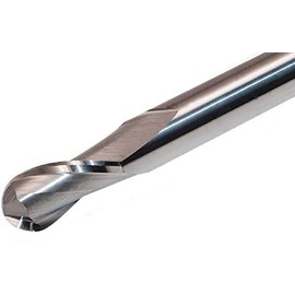 CNC QUALITÄT Solid carbide radius cutter 1 to 6 mm - end mill diameter 2 to 12 mm with full radius - carbide carbide radius cutter - for machining in aluminium and plastic - R2.0