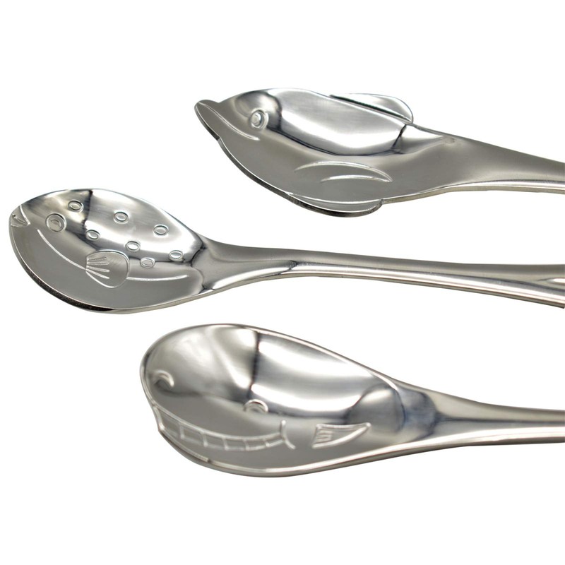 Maydahui 6 PCS Cute Coffee Spoons Fish Shape Spoon and