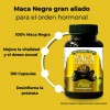 Maca Peruana Negra Orgánica Pack 2 Frascos con 100 Cápsulas