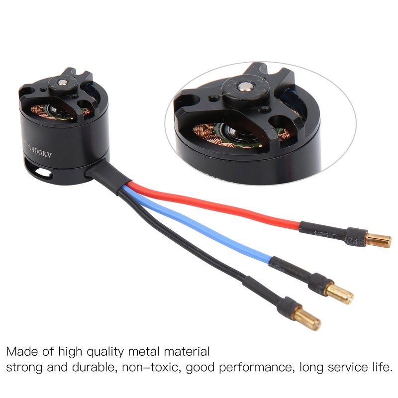 2212 1400KV Metal Brushless Motor for FixedWing RC Airplane Racing