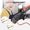 Non Insulated Crimping Tool, Preciva 0.5-1.5mm²/22-16 AWG Crimping Tools, with