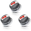 DEEKOOL Upgraded 88848 Gas Grill Burner Knobs, Compatible with Weber