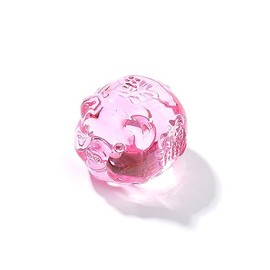 Healing Quartz 2inches K9 Crystal Pig Figurine Miniatures Glass Animal Pig Pet Miniature House Decoration Zodiac Crafts Cute Ornaments Kids Gifts (Pink)