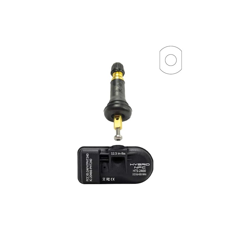 Hamaton HTS-A78EG - U-Pro Hybrid NFC TPMS Universal Sensor w/Snap-in