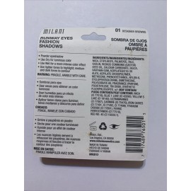 Milani Runway Eyes Fashion Shadows #01 Designer Browns Sealed CARDED